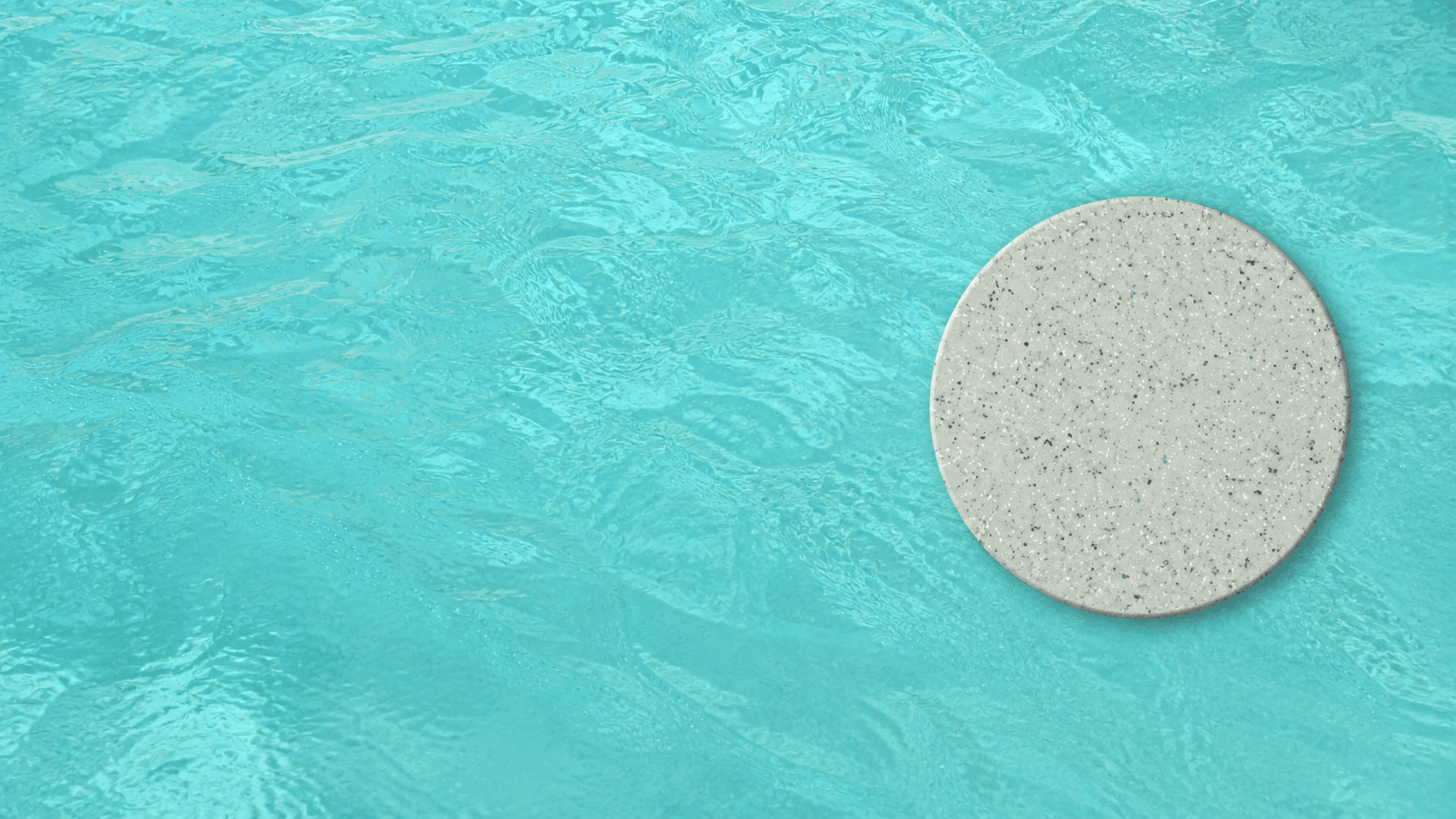 Silver Mist colour fibreglass pool gelcoat sample