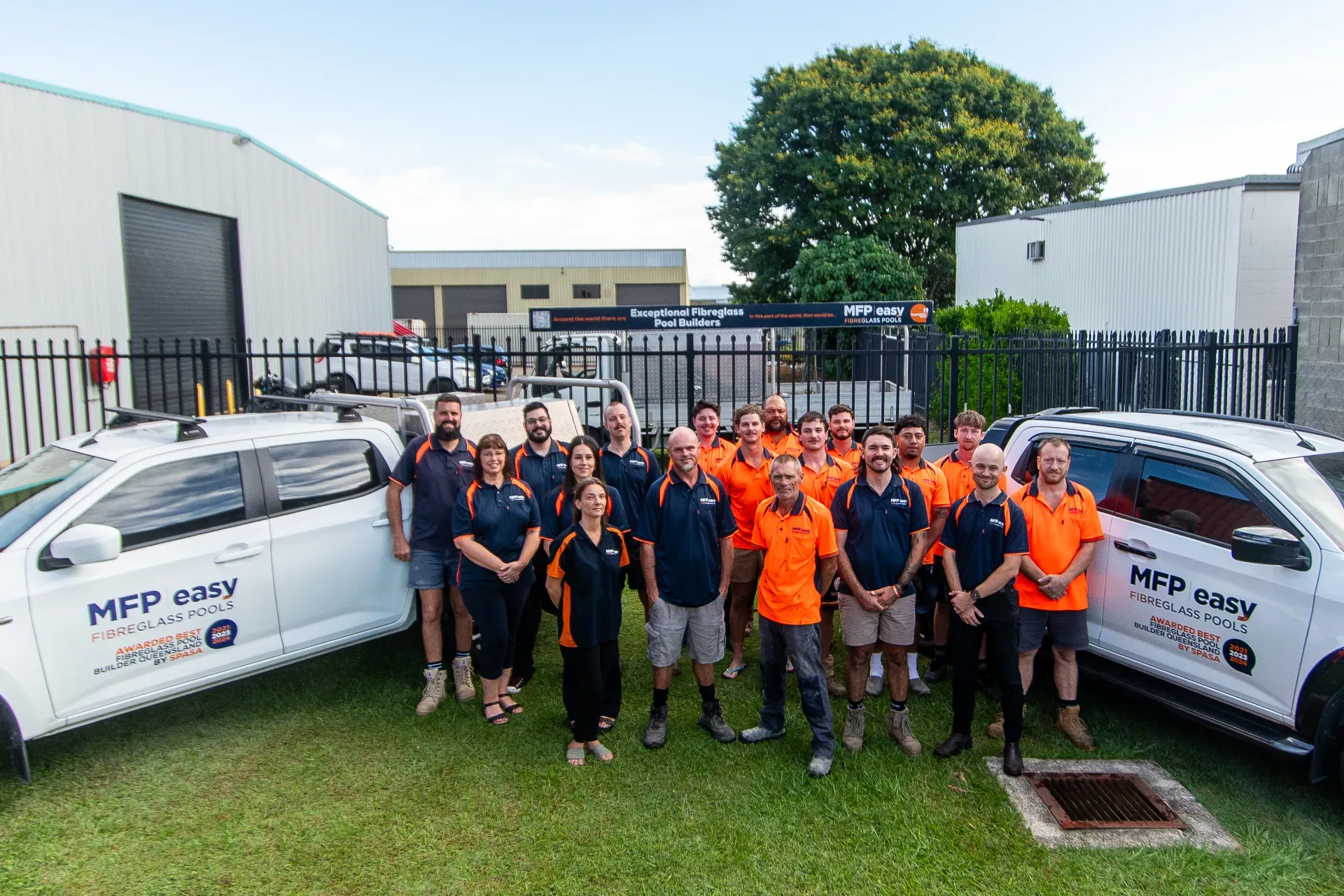 The full MFP Easy team together at headquarters