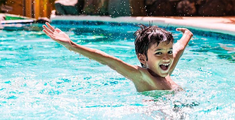 Different swimming pools for different uses
