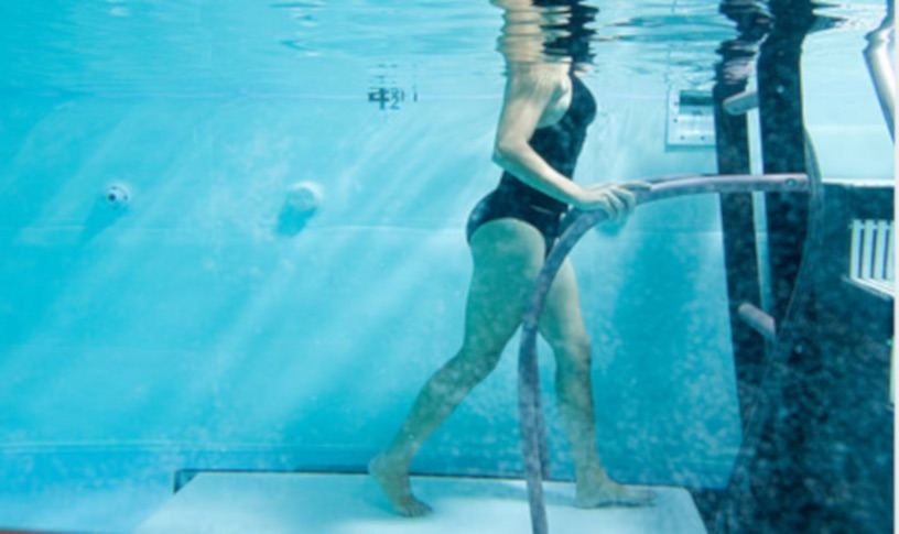 Underwater Running In Therapy Pools