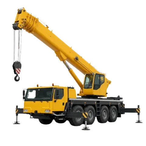 60 tonne all-terrain slew crane without counterweight fitted