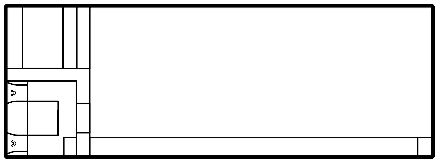 Saint Azur fibreglass pool dimensions layout, 11.48m x 4.0m plan view