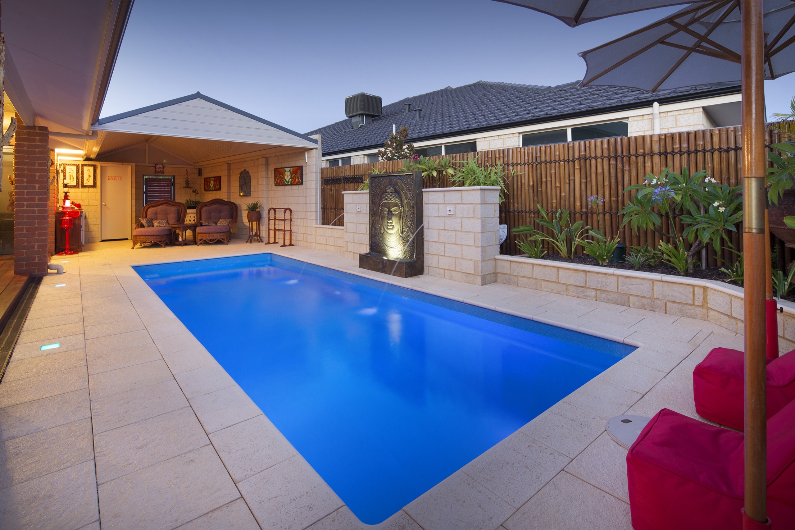 Harmony fibreglass pool