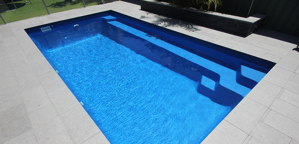 Positano fibreglass pool