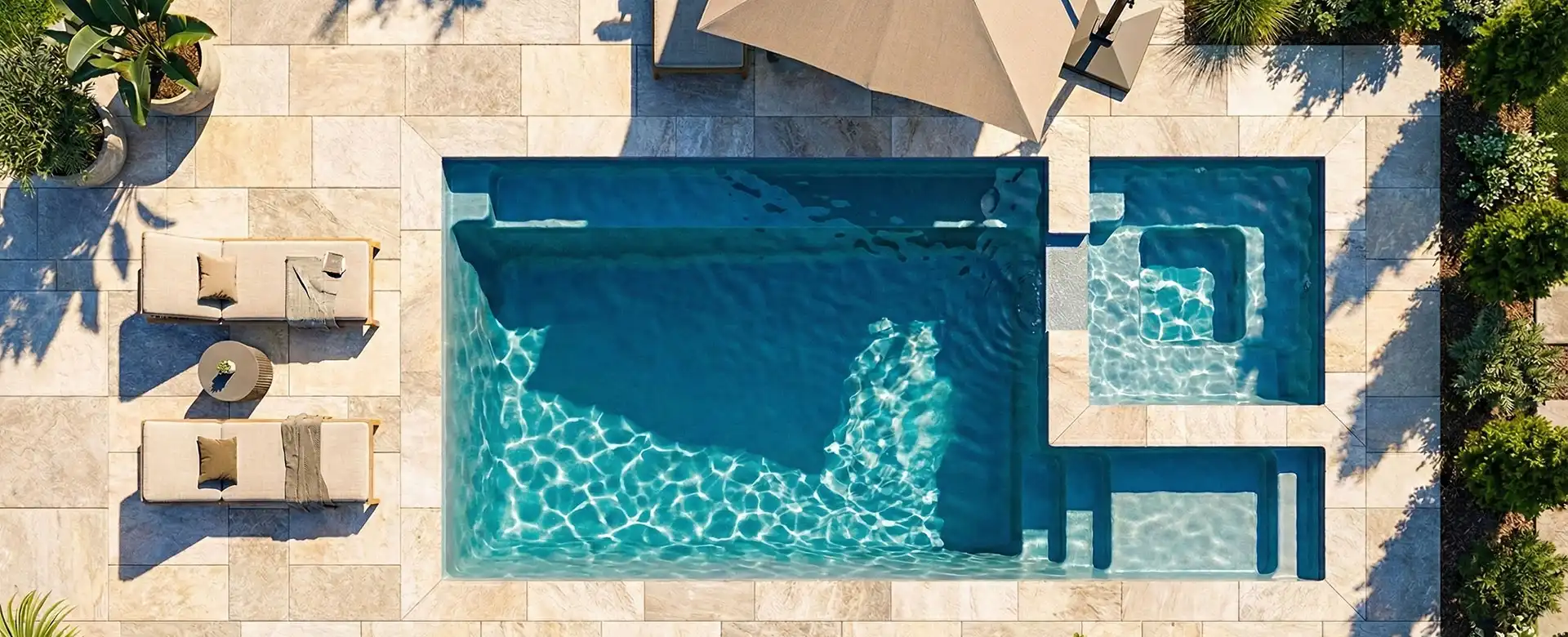 Saint Luxe fibreglass pool