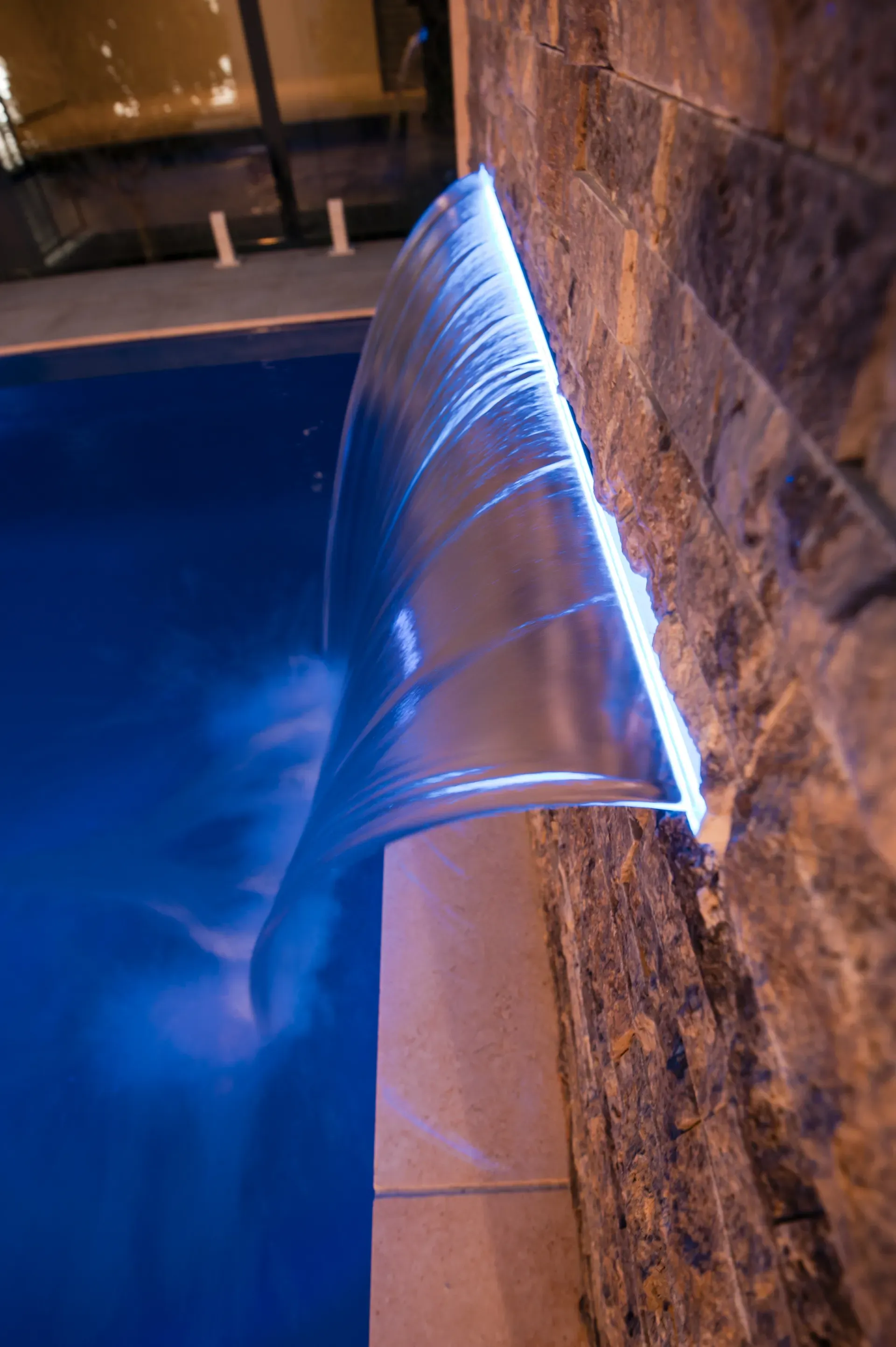 Palazzo fibreglass pool in Twilight, Eight Miles Plains — MFP Easy installation