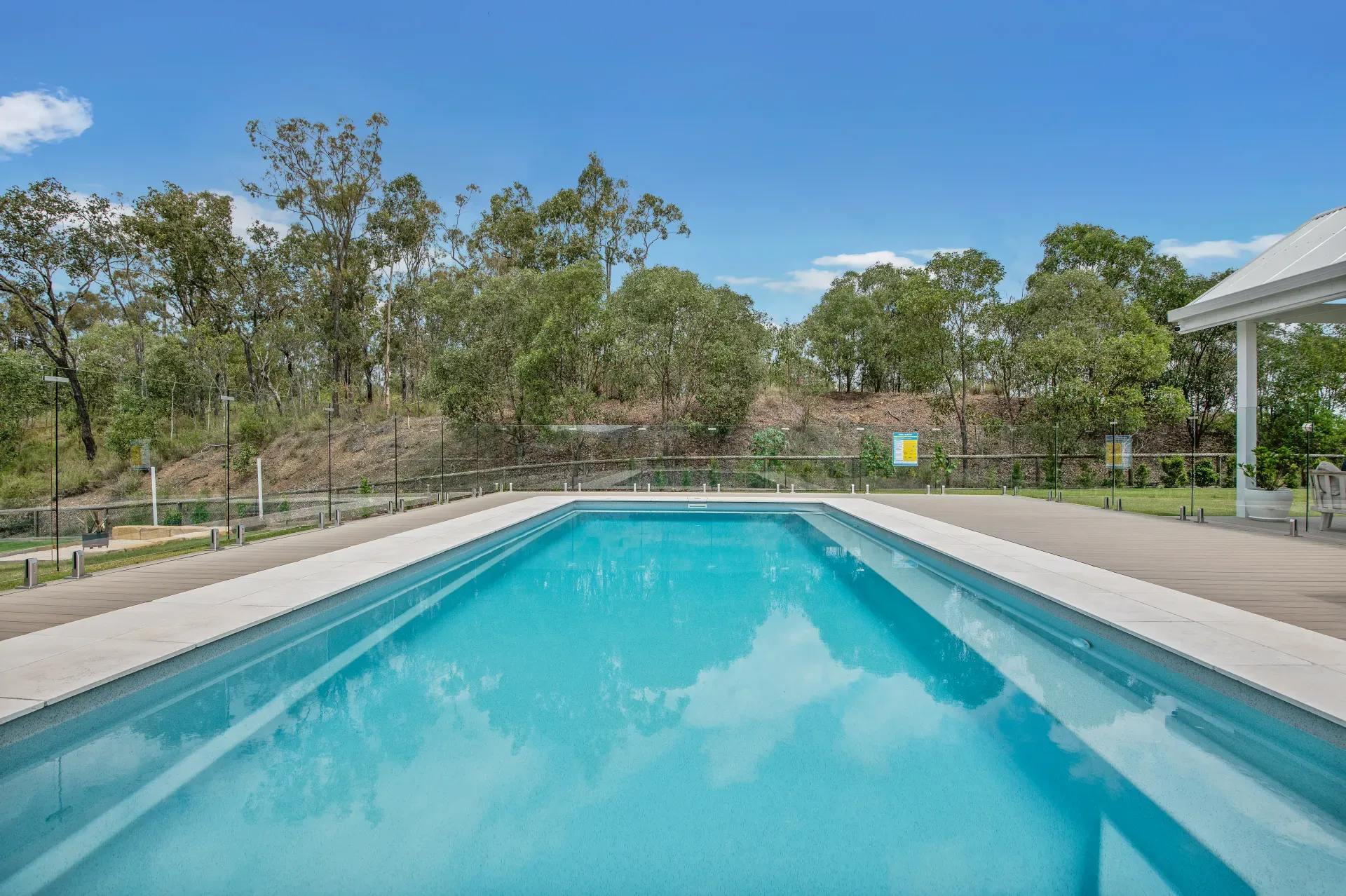 Westminster fibreglass pool in Silver Mist, Brisbane — MFP Easy installation