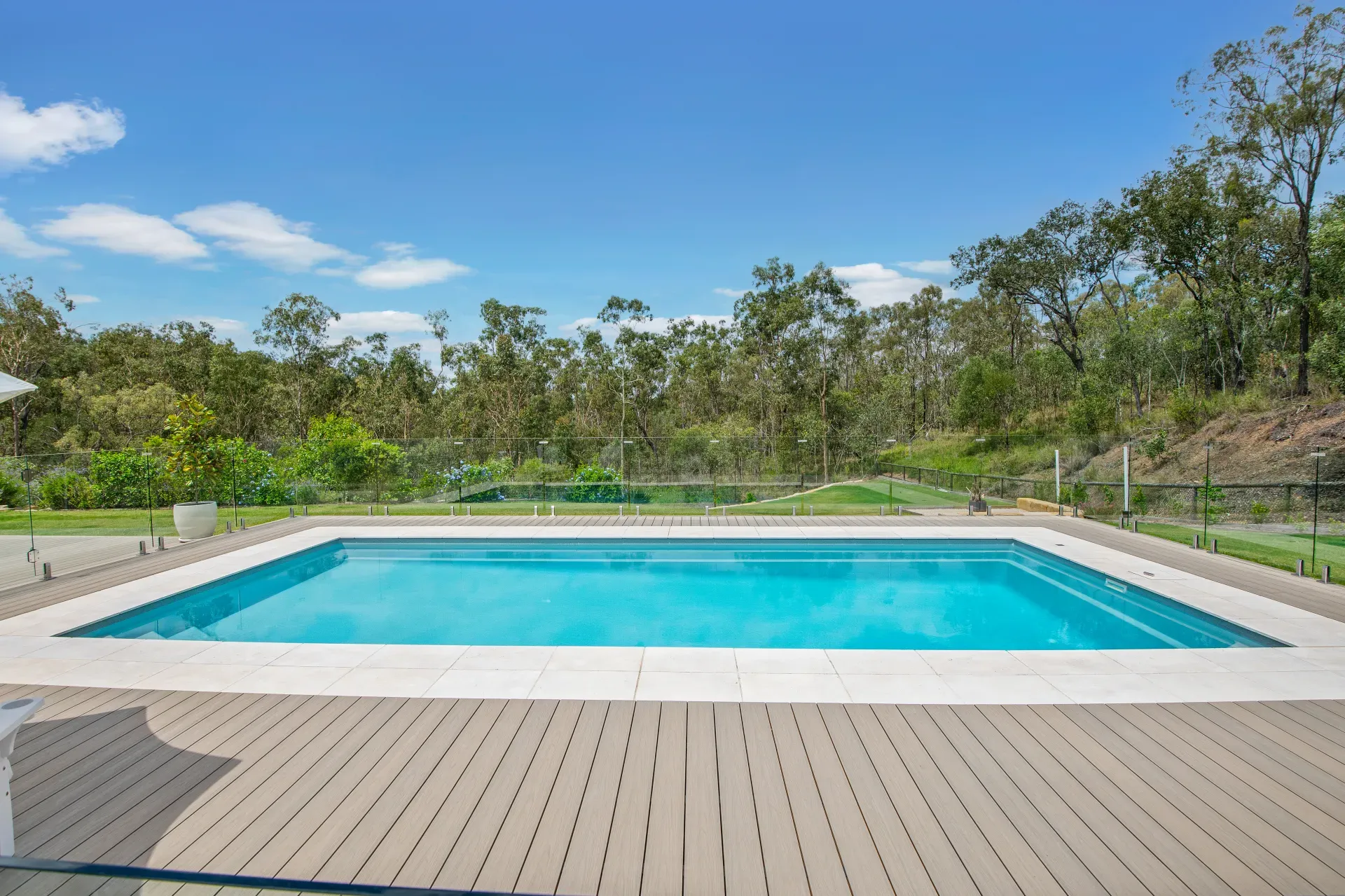 Westminster fibreglass pool in Silver Mist, Brisbane — MFP Easy installation